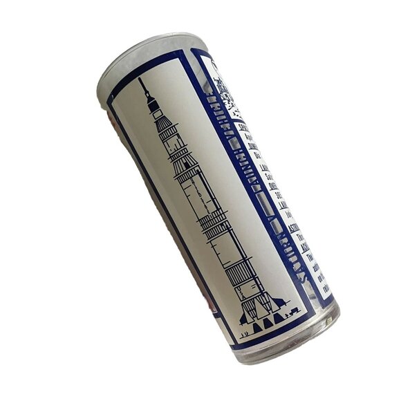 Apollo 11 Milestones in Space Saturn V Launch Vehicle Glass Tumbler NASA Barware - Picture 6 of 12